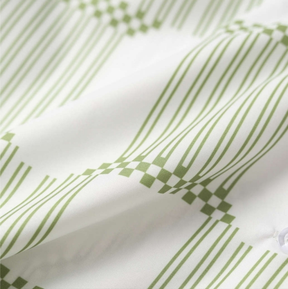 3/20$● CIDER GREEN LONG SLEEVE BLOUSE ○ S - Picture 3 of 7